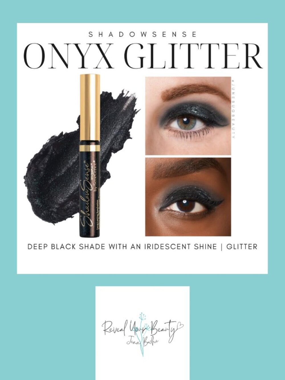 Onyx Glitter ShadowSense Eyeshadow